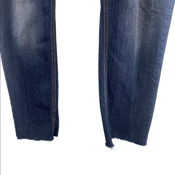 California Vintage Mom Jeans Distressed Raw Edge Women SZ 12 Casual Faded - Picture 6 of 16